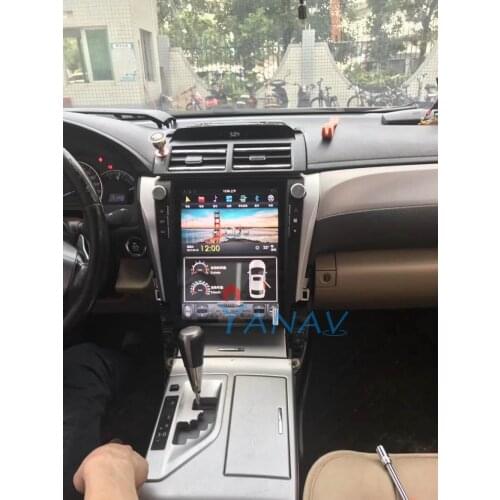 Tesla style car video dvd player for-TOYOTA Camry 2012-2016 auto vertical Car Stereo radio audio player car multimedia system
