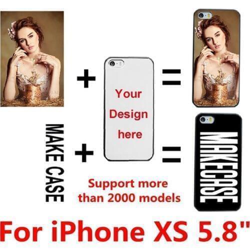DIY Personalized custom photo name Customize printing your design picture cover case for iPhone XS 5.8"