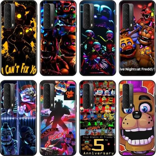 Cartoon Teddy Bear Five Nights Game For Huawei Y9A Y9S Y9 Y8P Y8S Y7A Y7P Y7 Y6 Y6P Y6S Y5P Y5 Prime Pro 2019 2020 Phone Case
