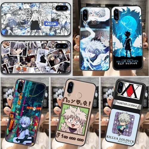 Hisoka Hunter Killua Zoldyck Phone Case For Huawei Honor 6A 7A 7C 8A 8X 8 9 9X 10 10i 20 Lite Pro black tpu hoesjes 3D funda