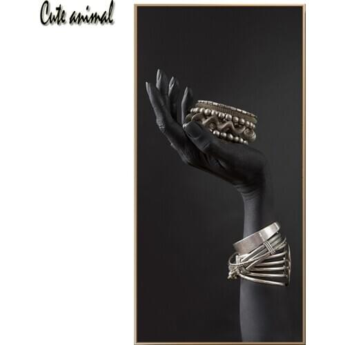 "Black Hands Holding Silver Jewelry" diamond painting sale,5d diy diamond embroidery full square round drill diamond mosaic art