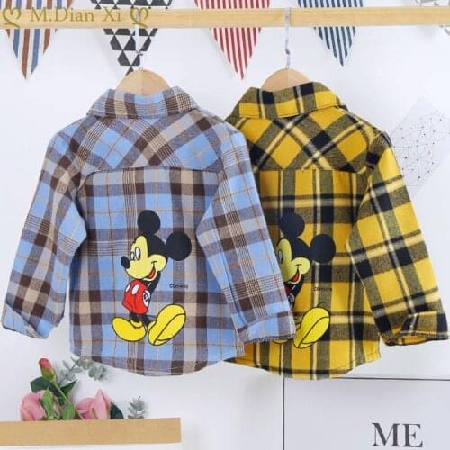 Childrens Clothing Baby Spring Autumn Winter Jacket Cute Cartoon Shirt Boy Girl 1-2-3-4-5-7 Year Old Hoodie Plus Fleece Jacket