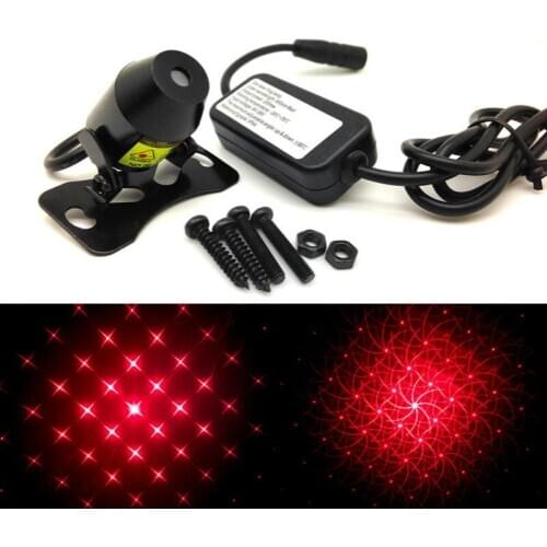 Automobile and Motorcycle Laser Rear Fog Lamp Refitting Accessories Warning Light