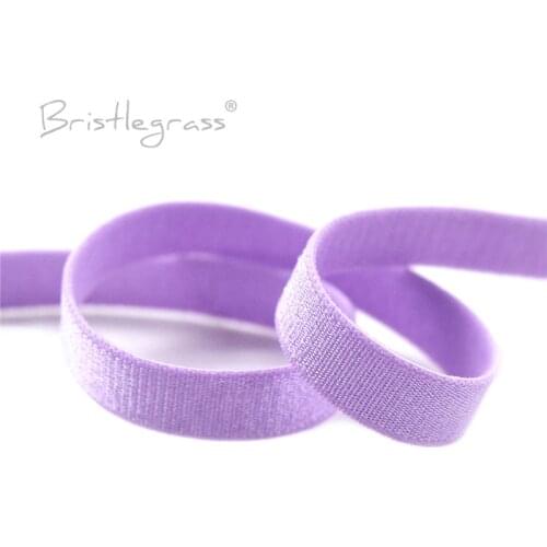 BRISTLEGRASS 2 5 Yard 3/8" 10mm Nylon Bra Strap Elastics Spandex Satin Band Webbing Shoulder Tape Underwear Lingerie Sewing Trim