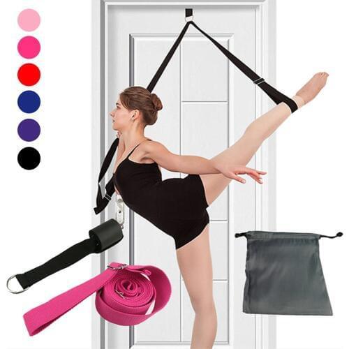 Door Flexibility Stretching Leg Stretcher Strap for Ballet Cheer Dance Gymnastics Trainer Yoga Flexibility Leg Stretch belt#g3