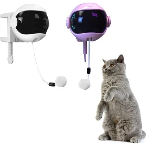 Electric Automatic Lifting Cat Ball Toy Interactive Puzzle Smart Pet Cat Ball Teaser Toys Pet Supply Lifting Balls Electric