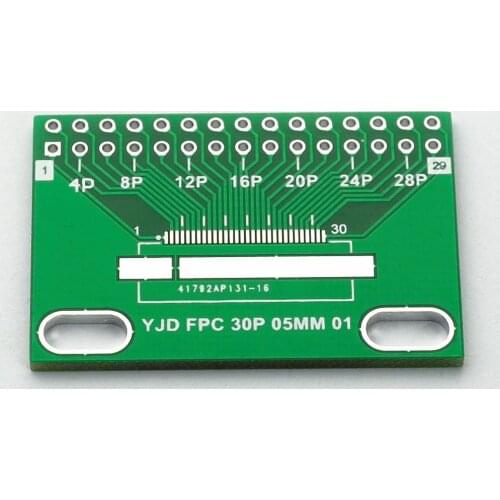 FPC FFC turn DIP 0.5mm adapter plate compatible 30p 28p 26p 24p 22p