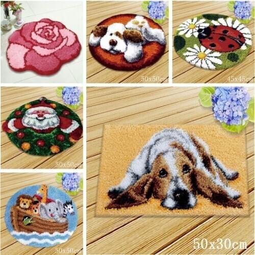 Ковровая вышивка наборы Latch Hook Rug Kits smyrna kussen knooppakket foamiran for needlework knooppakket tapijt