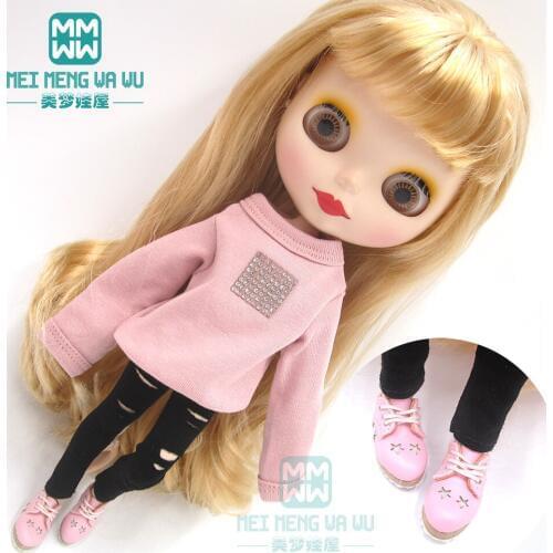 Blyth clothe fashion Sweatshirts, leggings, sneakers for Blyth Azone 1/6 doll accessories