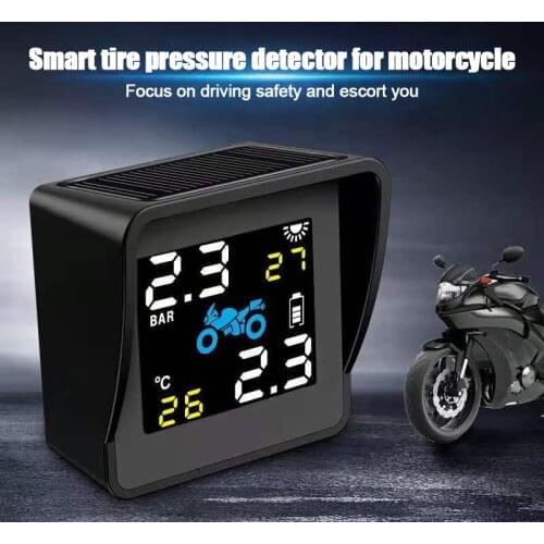 High precision universal tire pressure monitor system for new color screen motorcycle locomotive built in