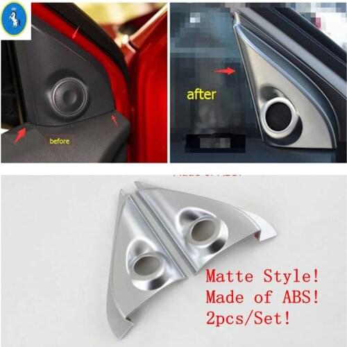 Matte Interior Refit Kit Pillar A / Door Speaker / Head Lamps / Door Handle Cover Trim Fit For Mitsubishi Outlander 2013 - 2019