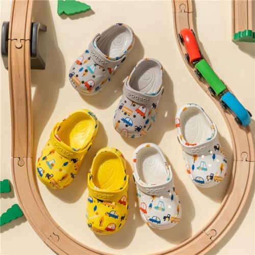 Summer Outdoor Children Beach Sandals Girls Boys Kids Shoes Non-Slip Mules Clogs Light Shoes Breathable Flat Slippers Footwear