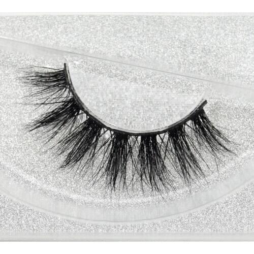 Visofree 100% Handmade Eye Lashes 3D Real Mink Makeup Thick Fake False Eyelashes With Glitter Packing D108