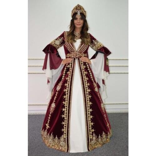 Women Burgundy Bindallı