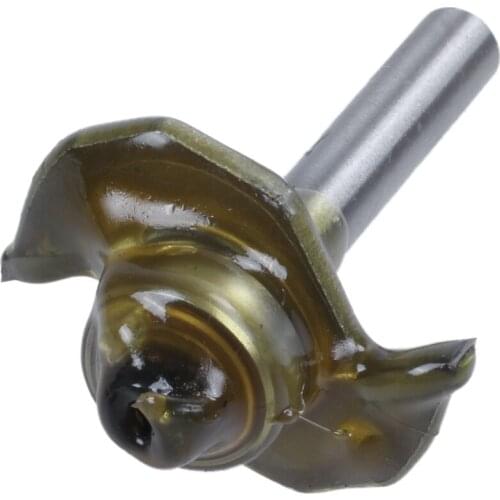 1/4 Inch Shank 1/8 Inch Cut Depth 2 Flute Bearing T Slot Router Bit