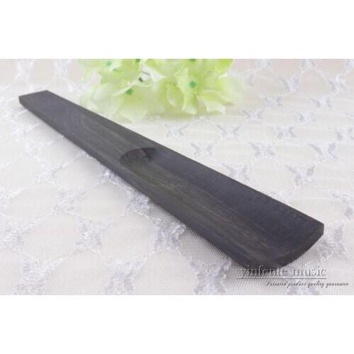 2pcs violin Fingerboard 4/4 undyed Indonesia Ebony wood full size parts#671