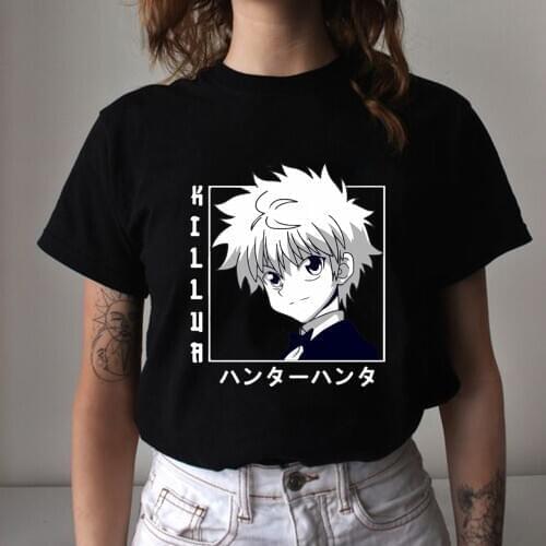 2021 Janpanese Anime Hunter X Hunter Killua T-shirt Men Women Unisex Tees Tops