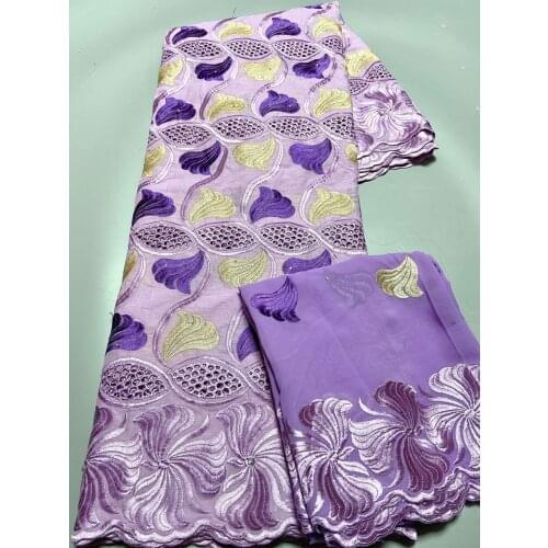 2.5+2.5yards african cotton lace fabric high quality lace nigerian swiss voile lace swiss voile lace in switzerland dubai fabric