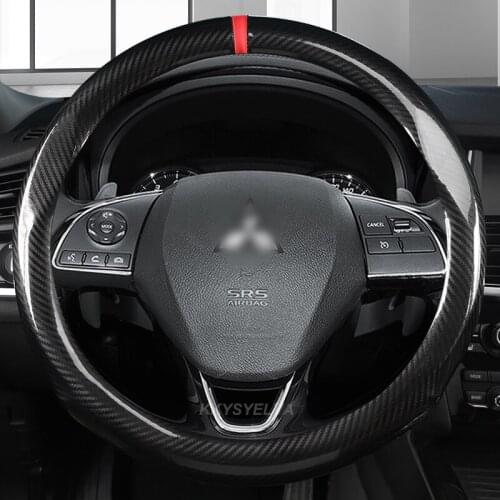 Car steering-wheels cover 38cm 15" For Mitsubishi ASX RVR Pajero Sport Outlander PHEV Airtrek Grandis lancer evo Eclipse Cross