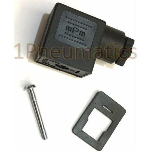 Free Shipping 20PCS/LOT DIN43650B Black Color Connector Plug 11mm