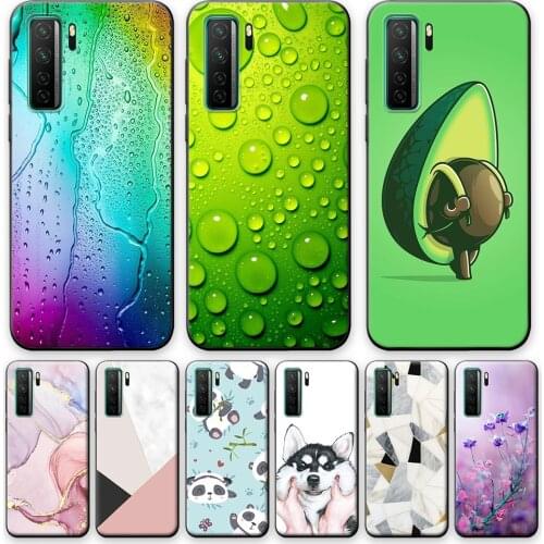 Case For Huawei Nova 7 se Case Honor 30s Russia Soft Silicone Back Cover For Huawei P40 Lite 5G Bumper 6.5 inch TPU Phone Case