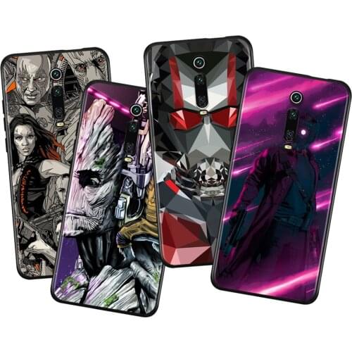 Guardians of the Galaxy For Xiaomi Redmi 9i 9T 9A 9C 9 8A 8 GO 7 7A S2 Y2 6 6A 5 5A 4X Prime Pro Plus Black Phone Case