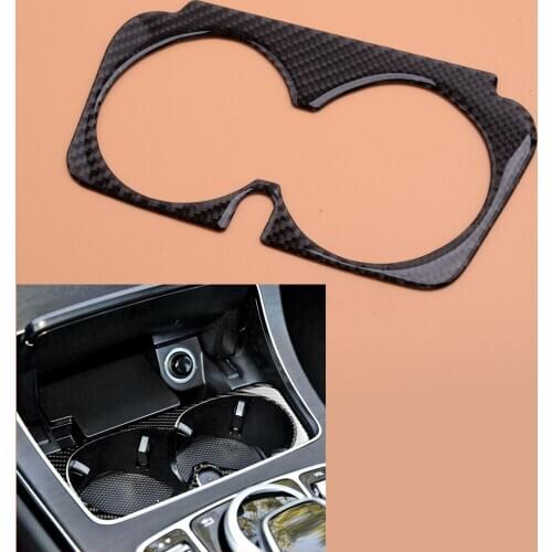 Water Cup Holder Border Cover Trim fit for Benz C E GLC Class W205 X253 W213 2016 2017 2018 2019