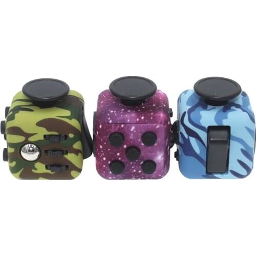 EDC Hand For Autism ADHD Anxiety Relief Focus Kids 12 Sides Anti-Stress Magic Stress Fidget Toys