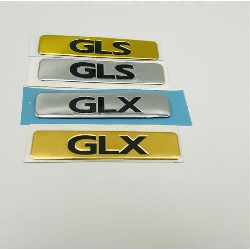For Mitsubishi Pajero Montero Lancer Outlander GLS GLX EX V6 Emblem Logo Rear Stickers Door Side Fender Mark Sign