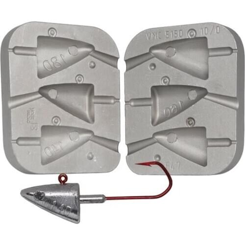 Mould fishing lead fish head Gr.140-160-180 F 47