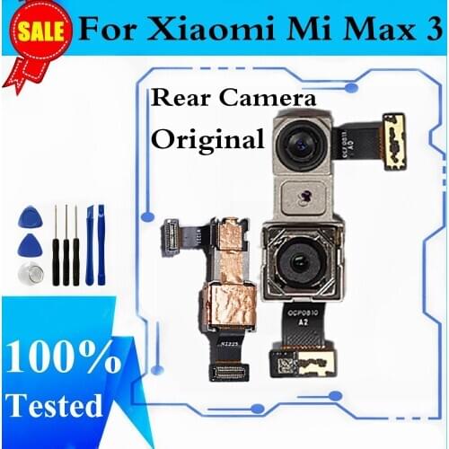 Original New Big Camera For Xiaomi Mi Max 3 Back Camera Flex Cable Camera For Xiaomi Mi Max 3 Rear Main Camera For Mi Max3