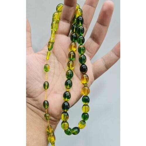 Islamic Tasbih Muslim Rosary Beads 33 Prayer Rosary For Men Bracelet For Men Accessory amber oltu amber stone Handmade Turkey