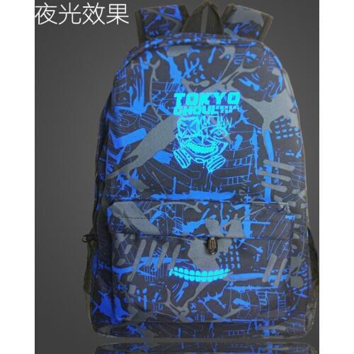 IVYYE Tokyo Ghoul Fashion Oxford Backpacks Shine Rucksacks Night Light Backpack Casual Luminous Travel Knapsack Unisex Gifts New