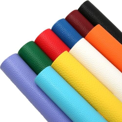 20*33cm Solid Color Ordinary Faux Synthetic Leather Sheets For Bows Leather Crafts DIY Handmade Material,1Yc7308