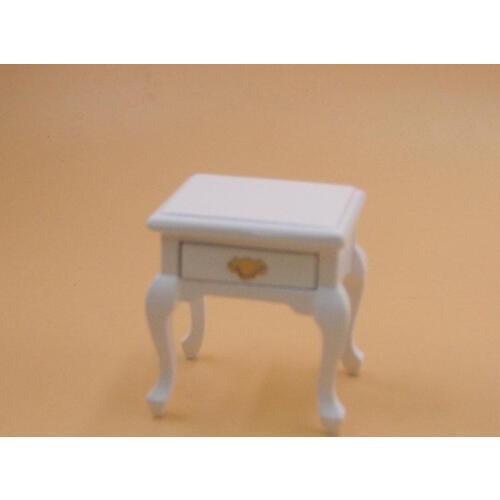 G08-X023 children gift Toy 1:12 Dollhouse mini Furniture Miniature rement mini white coffee table white brown 1pcs