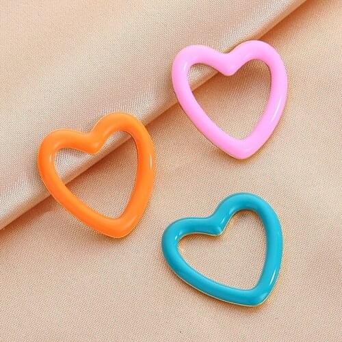 2021 Korean Version Of The New Fruit Color Peach Heart Hollow Love Earrings Sweet Temperament Fashion Jewelry Gift Banquet
