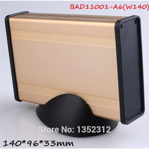 One pcs 140*96*33mm aluminum box for electronics IP54 waterproof aluminium project box housing DIY small junction control box