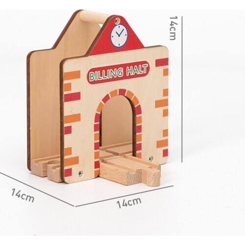 Transfer station Train Toy Track Accessories Track Game Scene Compatible with child Educational Toys Wood tracks