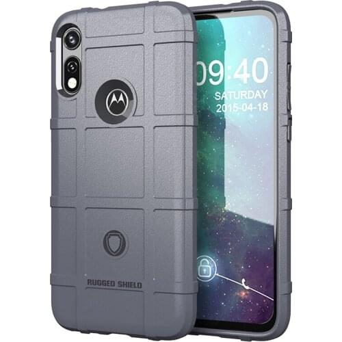 Full Coverage Shockproof Soft Silicone Case Armor Matte Cover Anti Knock Shell for Moto E 2020 Heavy Duty Army Style