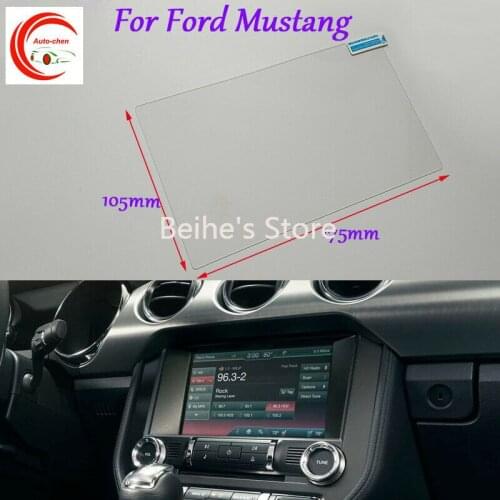 For Ford Mustang Car GPS Navigation Screen Glass HD Clear Protective Film 8 Inch Interior Sticker Accessories