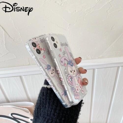 Disney Star Delu for IPhone 7/8P/X/XR/XS/XSMAX/11/12Pro/12mini Side Pattern Silicone Transparent Phone Case