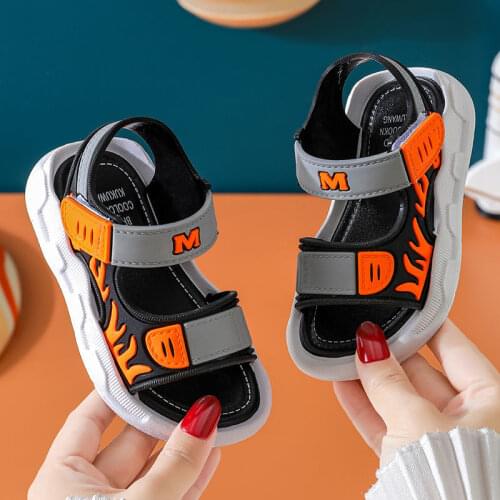 Boys Sandals 2021 Summer Childrens Beach Shoes Fashion Soft Bottom Princess Shoes Little Girl Baby Toddler Shoes Kids Sandals