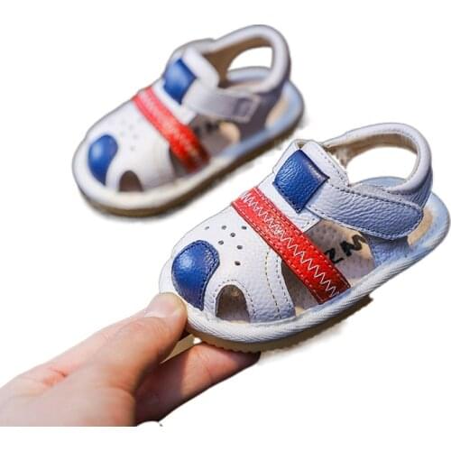 Summer Kids Sandals Baby Boy Shoes Soft Bottom First Walkers Flat Heel Girls Beach Sandals Little Girl Shoes Size 14-21 SOH003
