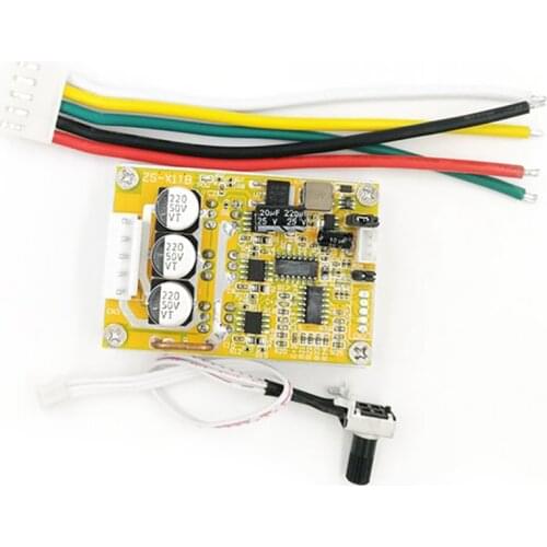 DC 5-36V 350W BLDC Three-Phase Brushless (With Hall) Motor Controller High Power Brushless Sensor Motor Driver