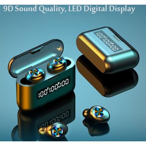 TWS Bluetooth 5.0 Earphones 2200mAh Charging Box Wireless Headphones 9D Stereo Sports Waterproof Earbuds Fone Ouvido Bluetooth