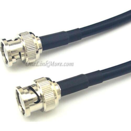 Extension Cable New 4 M BNC Male to BNC Male Connector Coaxial Cable Adapter Pigtail Cable LMR195 4M
