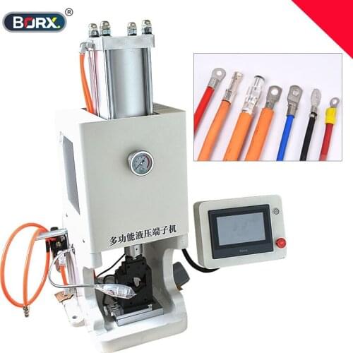 Multifunctional hydraulic terminal machine crimping rang 6-70 mm square free mold change