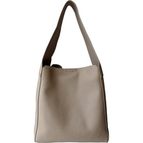 2021 New Arrvial 100% Genuine Leather Women Shoulder Bags Female Soft Handbags High Quality Ladies Classic Totes Shopping Bag