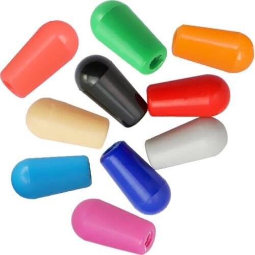 20 Pcs (M3.5) Plastic Toggle Switches Knobs For Electric Guitar (Internal Thread 3.5mm) 10 Colors Can Choose Guitar Accessories