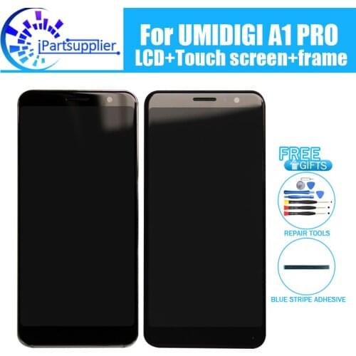 5.5 inch UMIDIGI A1 PRO LCD Display+Touch Screen Digitizer +Frame Assembly 100% Original New LCD+Touch Digitizer for A1 PRO